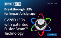 Breakthrough CV28D LEDs with Patented FusionBeam™ Technology