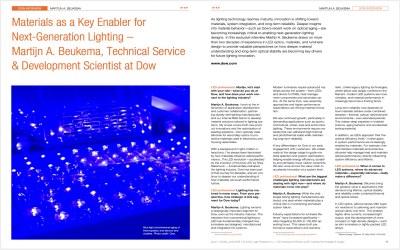 Materials as a Key Enabler for Next-Generation LED Lighting