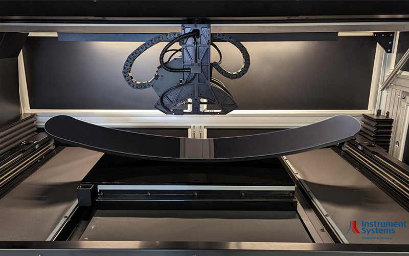 Instrument Systems’ 7-axis DMS 904 goniometer for extra-large displays. The DMS 904 measures displays up to a diagonal of 85”.