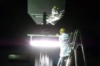 Type C gonio with a downlight in the Lux-TSI test lab