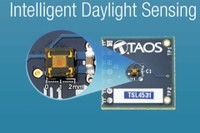 TAOS/austriamicrosystems new TSL4531 features a spectral sensitivity that resembles the human eye and allows sophisticated daylight harvesting