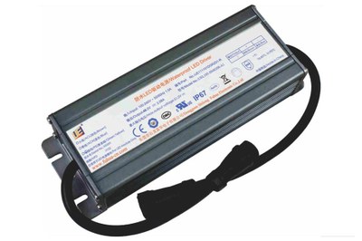 Fuhua's 105 W outdoor LED driver is IP67 waterproof, and has all relevant safety certifications