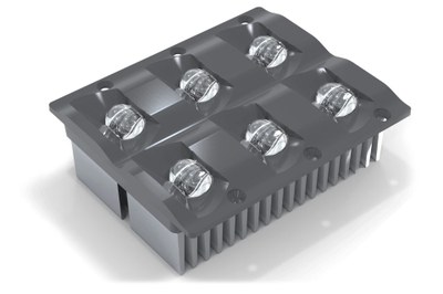 With the S class street lighting module, Carclo makes a first step from an optics manufacturer to an integrated LED module manufacturer