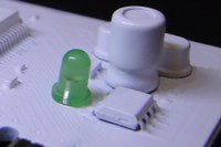 Lackwerke Peters white opaque conformal coating ELPEGUARD SL 1397 HV is highly viscous for dipping and dispensing