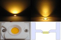 LeDiamond Opto's new Tesla 1010 can be used to design double side emitting luminaires