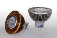 ALT's Duris® S8 LED based MR16 lamps ues the same proven heat sink design like all other ALT lamps