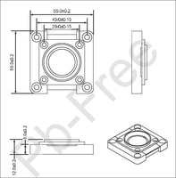 30W LED module package outline