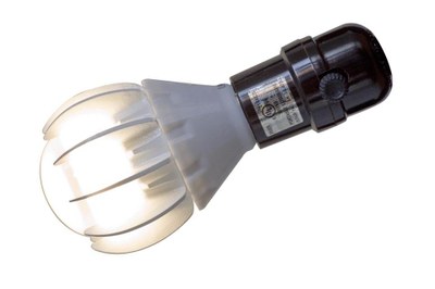 Nuventix's SynJet technology allows GE to design a 100W equivalent LED replacement bulb with A-19 dimensions