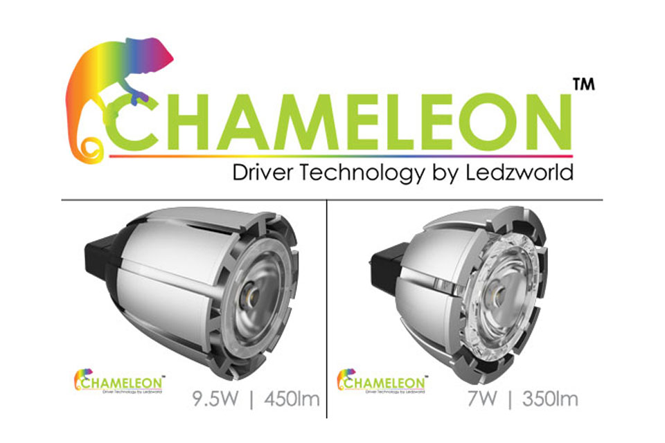 The intelligent Chameleon driver creates the world’s first  MR16 range that is truly compatible