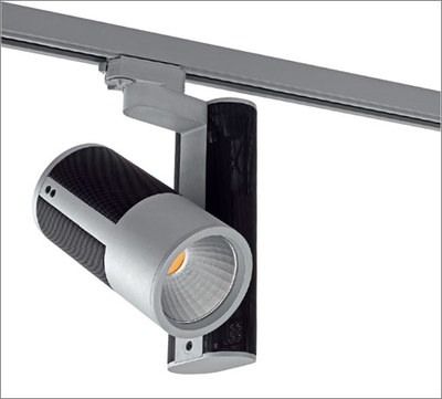 Elpro's Gamma LED Spotlight is equiped with the Bridgelux Warm White RS Array delivering 3000 lumens and Light Based Technologies' LB4 driver IC.