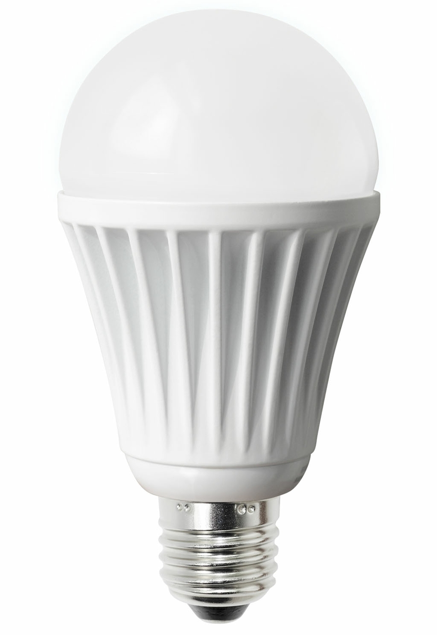 The TESS dimmable LED bulb can be dimmed to 5% and provides 810 innitial lumens.