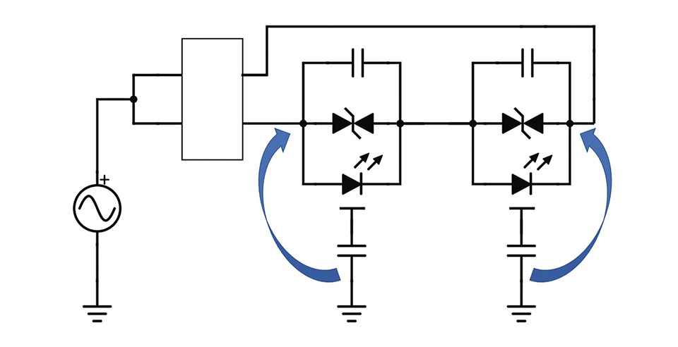 Figure 10: Leaving LED and TVS floating is a relatively unsafe option