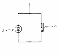 Circuit diagram of the LED package