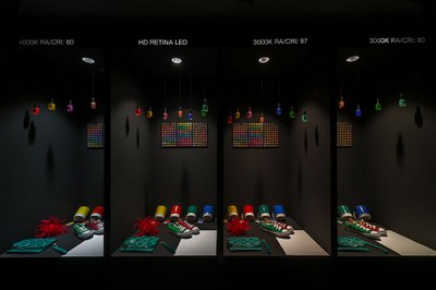 For the first time, Martini's HD Retina LED technology could demonstrate its outstanding color rendering capabilities at Euroluce 2013 in Milano