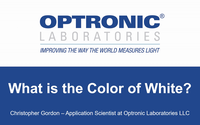 WEBINAR: What is the Color of White?