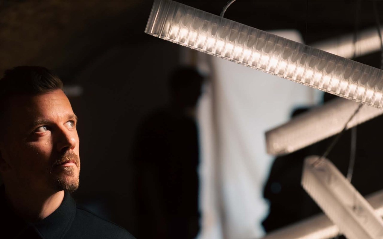 Florent Coirier, Designer of Signify's/myCreation Puzzle Luminaire.